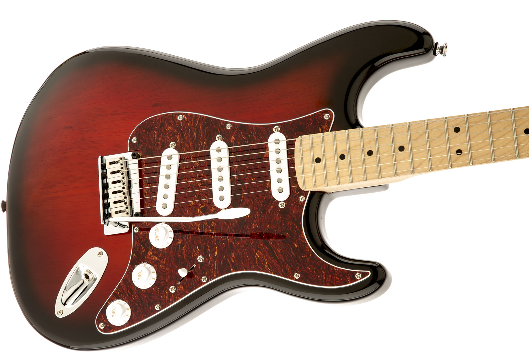 Squier Strat Standard Mn - Antique Burst - Elektrische gitaar in Str-vorm - Variation 2