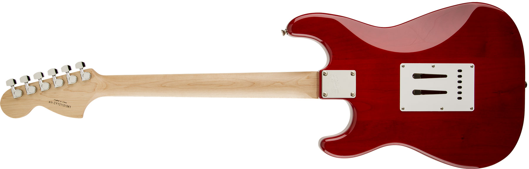 Squier Strat Standard Lau - Cherry Sunburst - Elektrische gitaar in Str-vorm - Variation 1