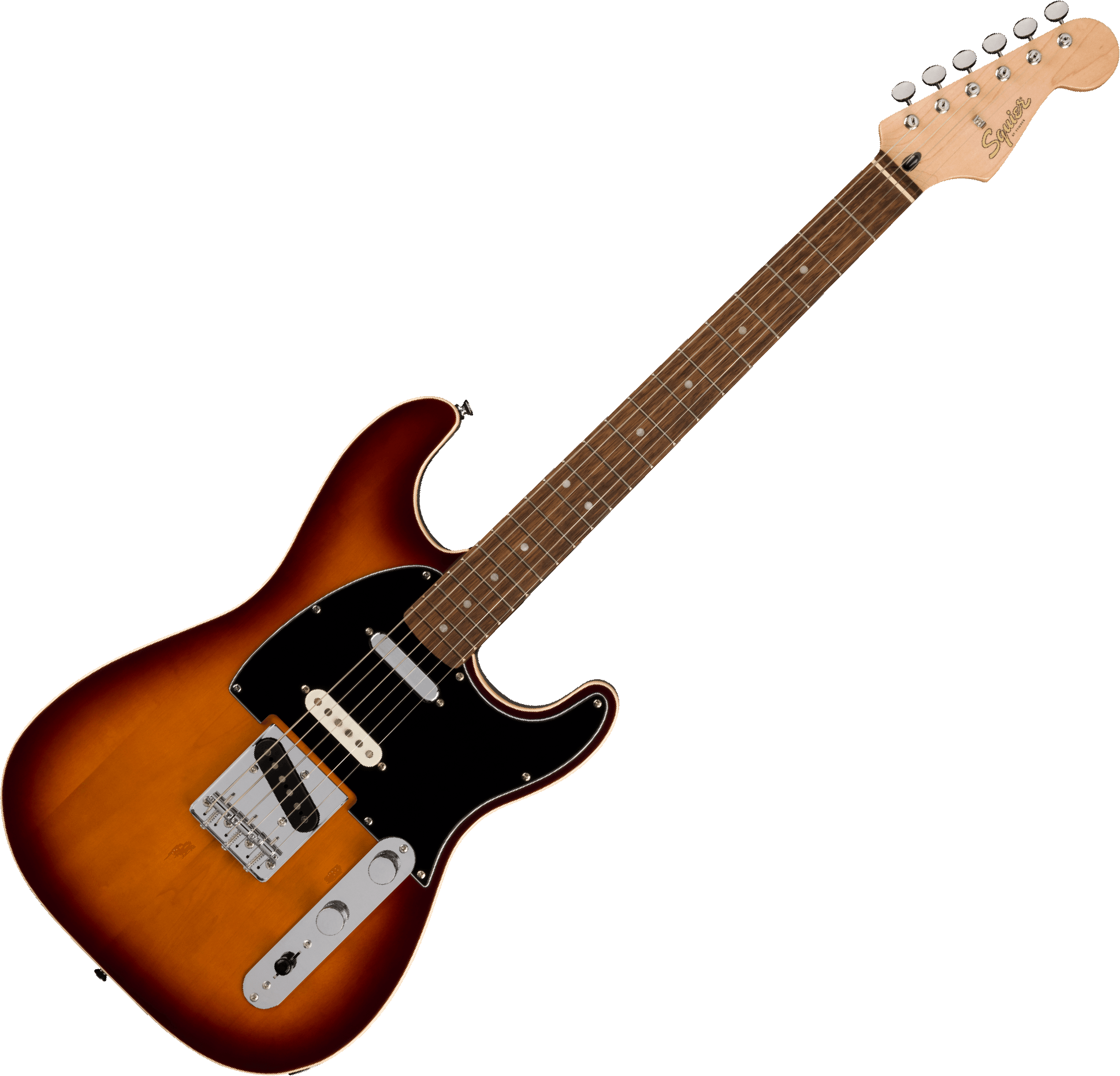 Squier Strat Custom Nashville Paranormal Series 3s Ht Lau - 2-color Sunburst - Elektrische gitaar in Str-vorm - Variation 1