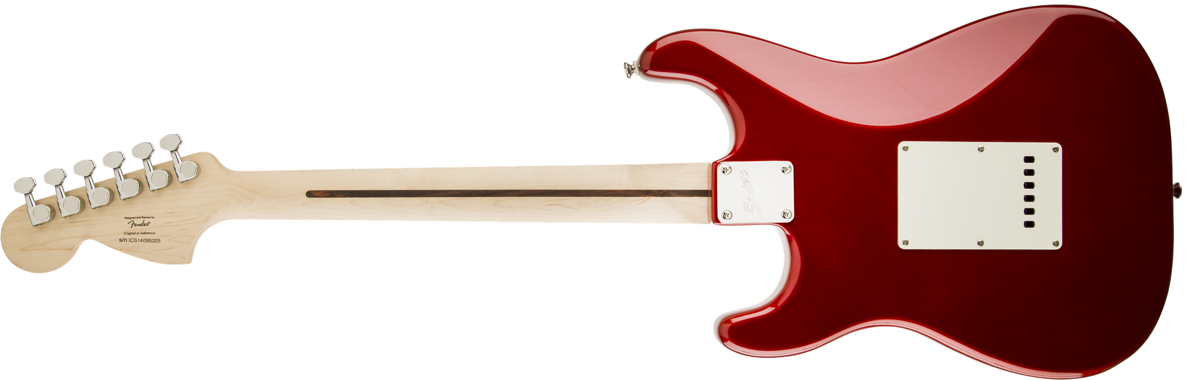 Squier Strat Standard Mn - Candy Apple Red - Elektrische gitaar in Str-vorm - Variation 1