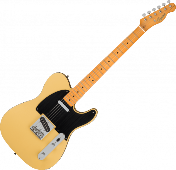 Solid body elektrische gitaar Squier 40th Anniversary Telecaster Vintage Edition - Satin vintage blonde