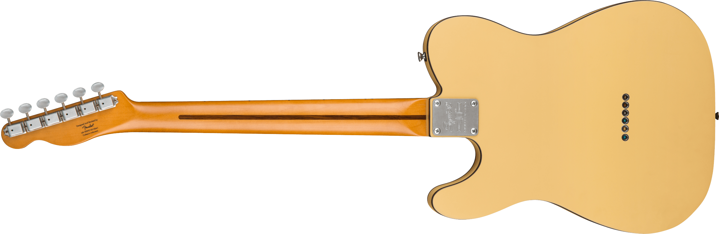 Squier Tele 40th Anniversary Vintage Edition Mn - Satin Vintage Blonde - Televorm elektrische gitaar - Variation 1