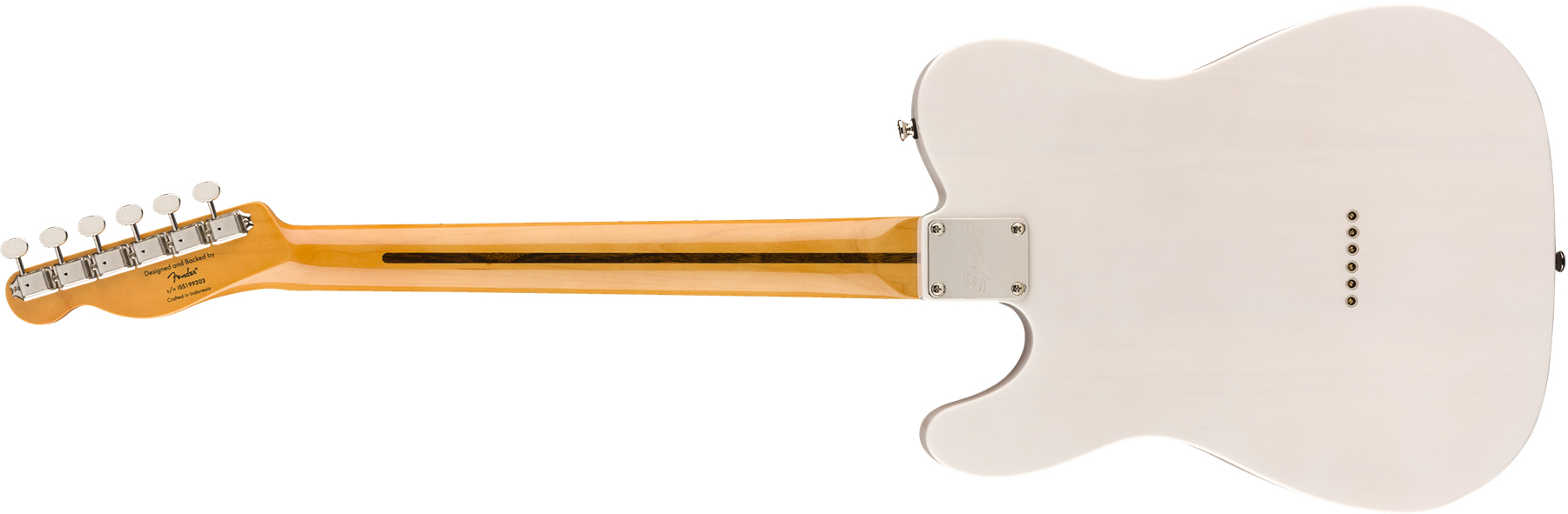 Squier Tele '50s Classic Vibe 2019 Mn 2019 - White Blonde - Televorm elektrische gitaar - Variation 1