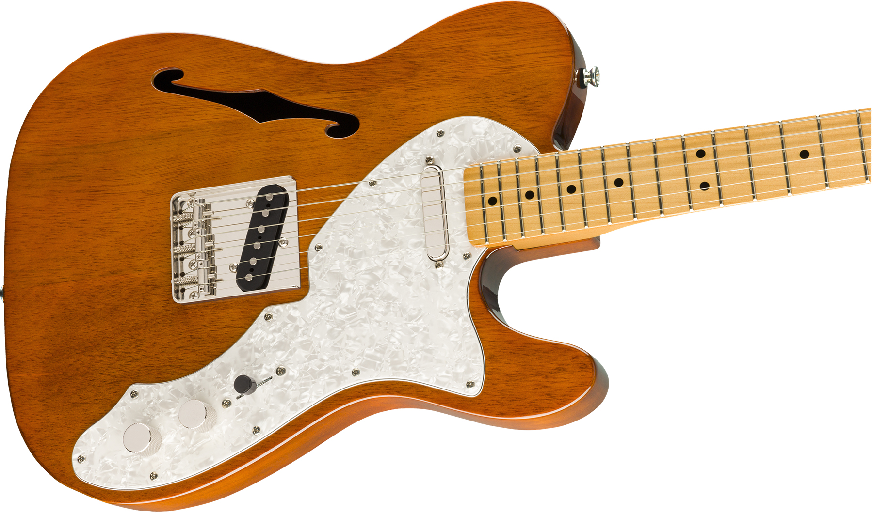 Squier Tele '60s Thinline Classic Vibe 2019 Mn - Natural - Semi hollow elektriche gitaar - Variation 2