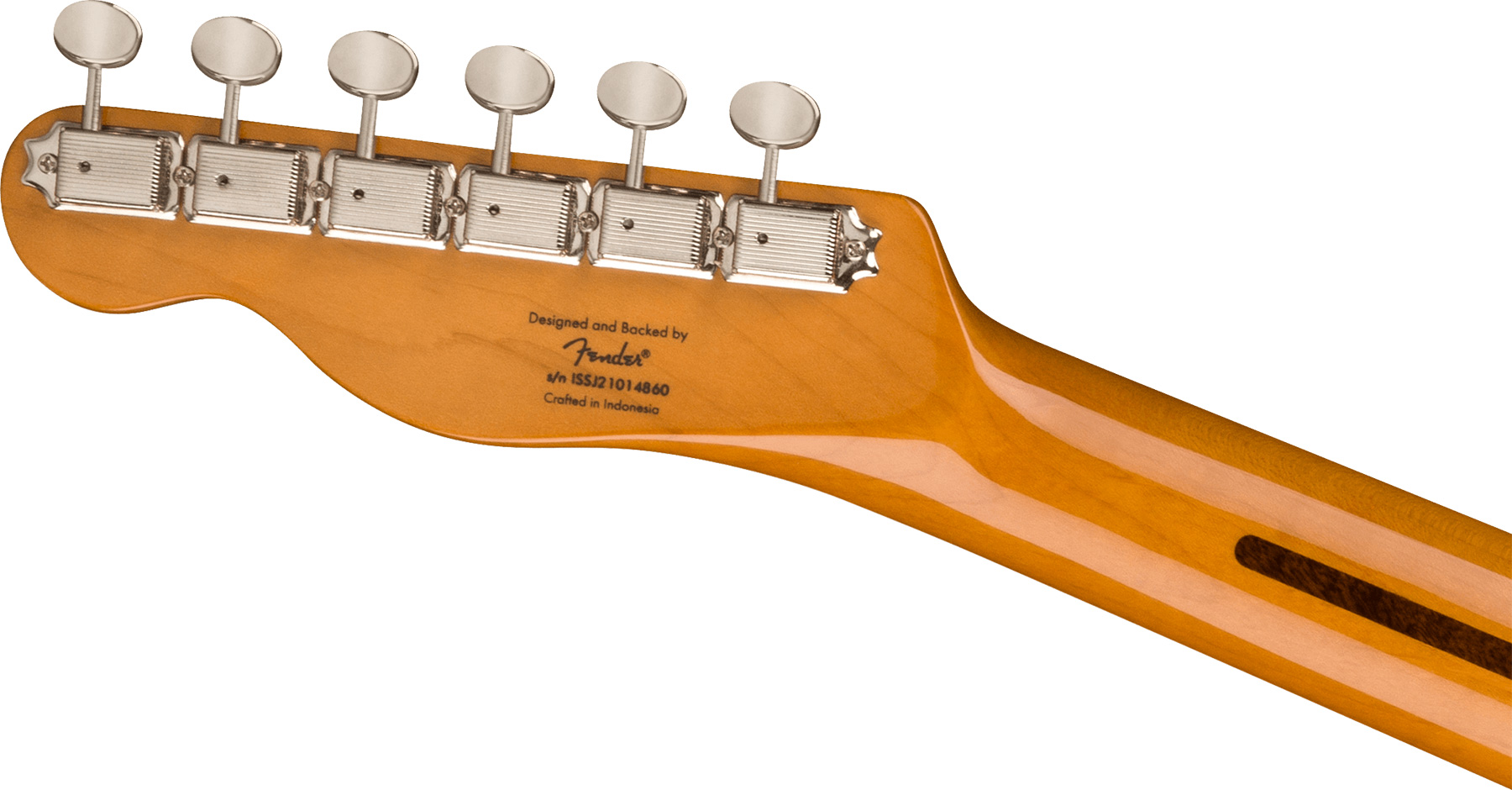Squier Tele '60s Thinline Parchment Pickguard Classic Vibe Fsr 2s Ht Mn - Aztec Gold - Televorm elektrische gitaar - Variation 3