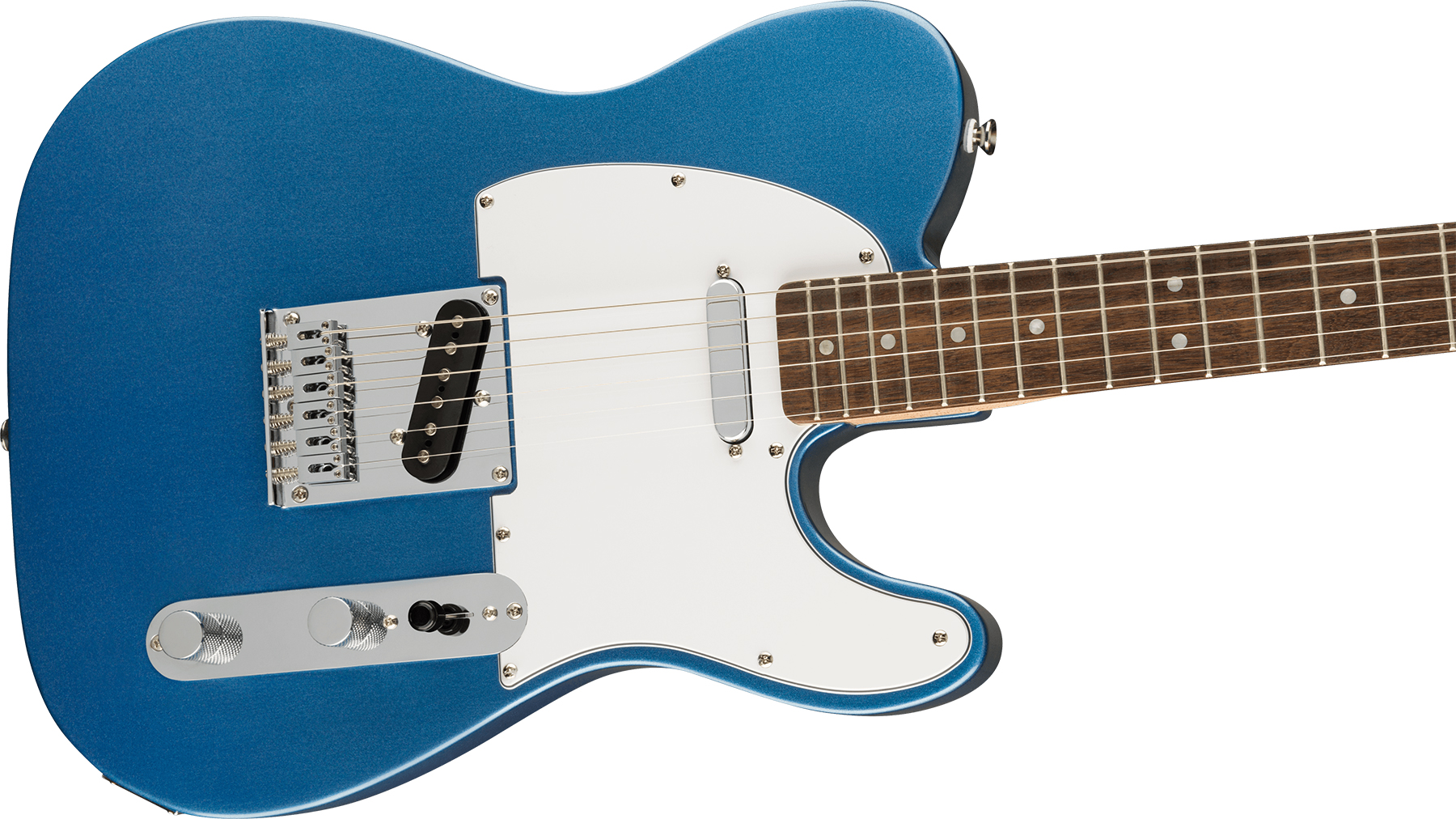 Squier Tele Affinity 2021 2s Lau - Lake Placid Blue - Semi hollow elektriche gitaar - Variation 2