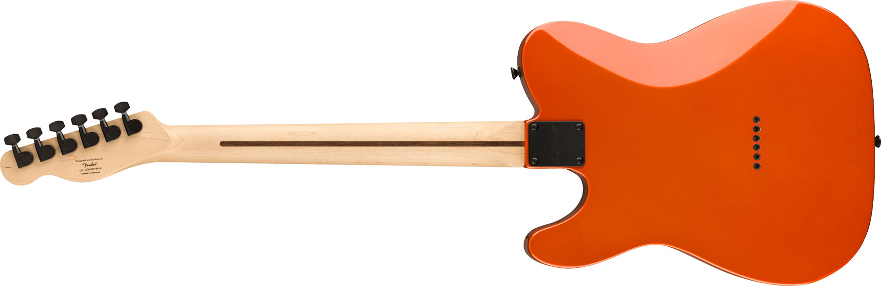 Squier Tele Affinity Hh Fsr 2h Ht Lau - Metallic Orange - Televorm elektrische gitaar - Variation 1
