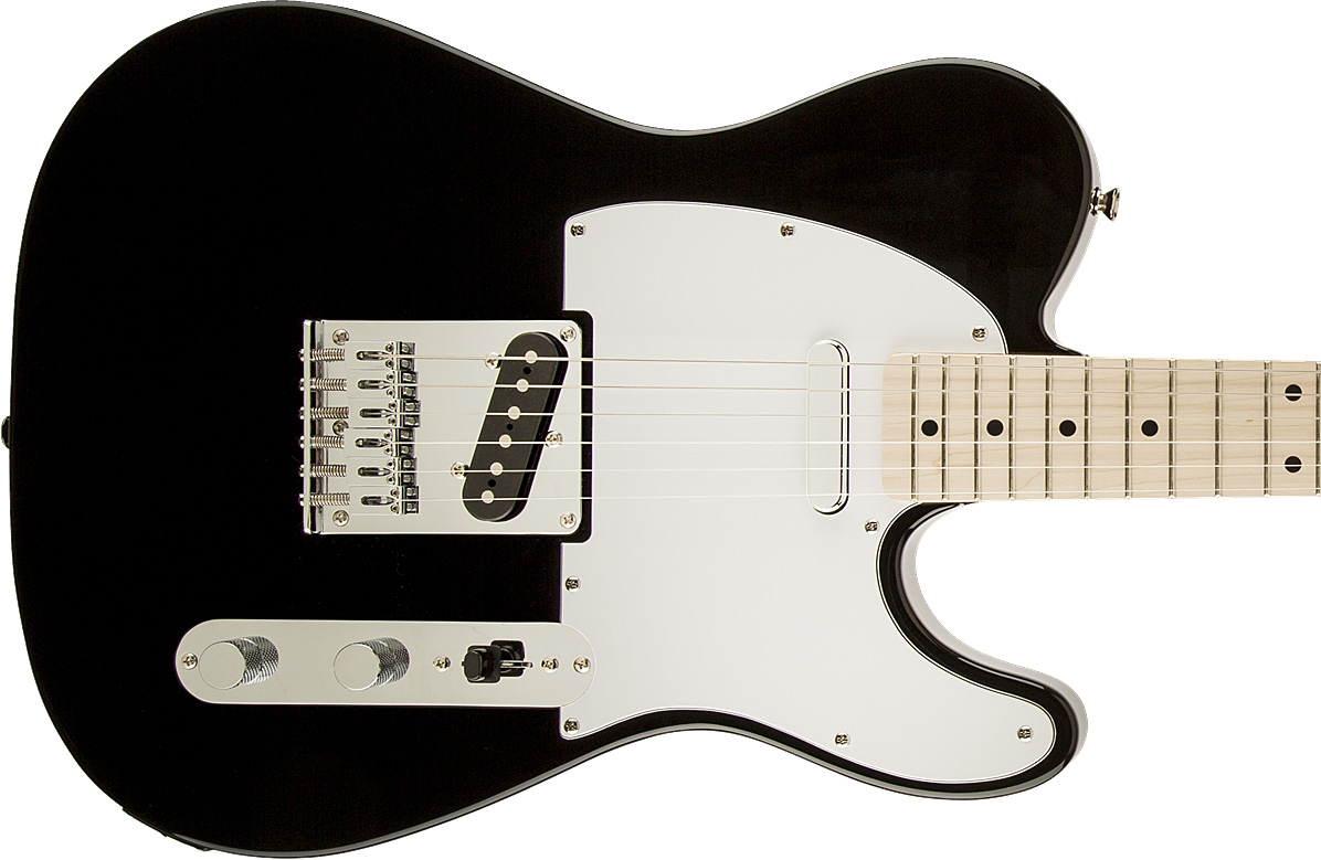 Squier Tele Affinity Series Mn - Black - Televorm elektrische gitaar - Variation 2