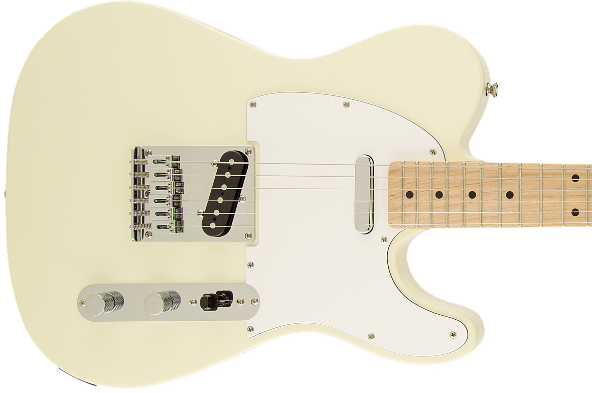 Squier Tele Affinity Series 2013 Mn - Arctic White - Televorm elektrische gitaar - Variation 2