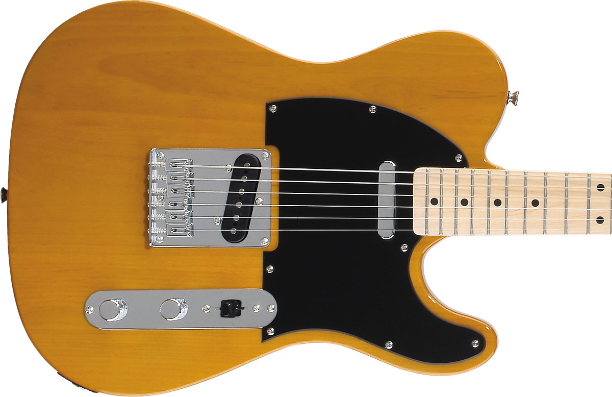 Squier Tele Affinity Series Mn - Butterscotch Blonde - Televorm elektrische gitaar - Variation 1