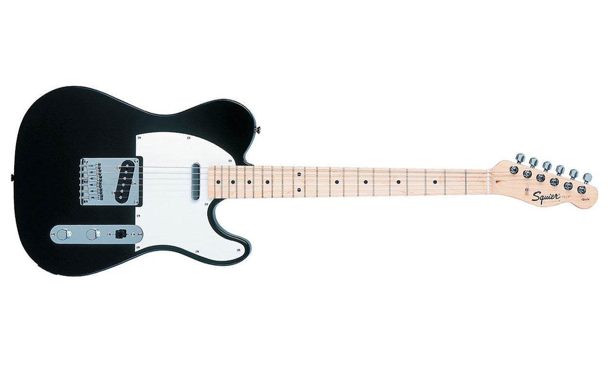 Squier Tele Affinity Series Mn - Black - Televorm elektrische gitaar - Variation 1