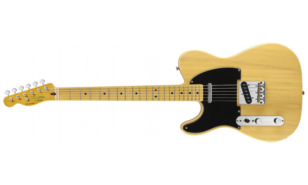 Squier Classic Vibe Telecaster '50s Lh Gaucher Mn - Butterscotch Blonde - Linkshandige elektrische gitaar - Variation 1