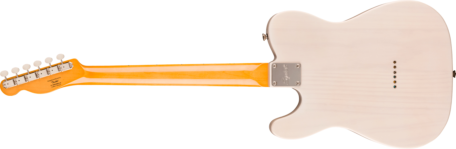 Squier Tele Classic Vibe 50s Sh Fsr Ltd Ht Mn - White Blonde - Televorm elektrische gitaar - Variation 1