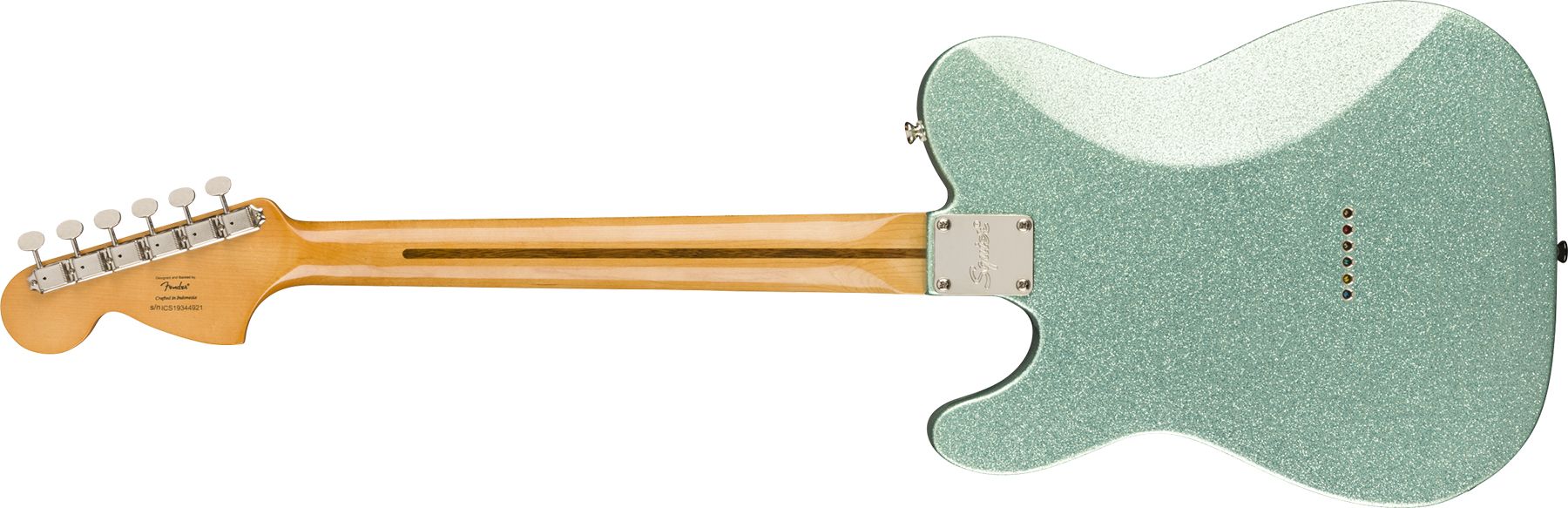 Squier Tele Deluxe Classic Vibe 70 Fsr Ltd 2020 Hh Htmn - Seafoam Sparkle - Televorm elektrische gitaar - Variation 1