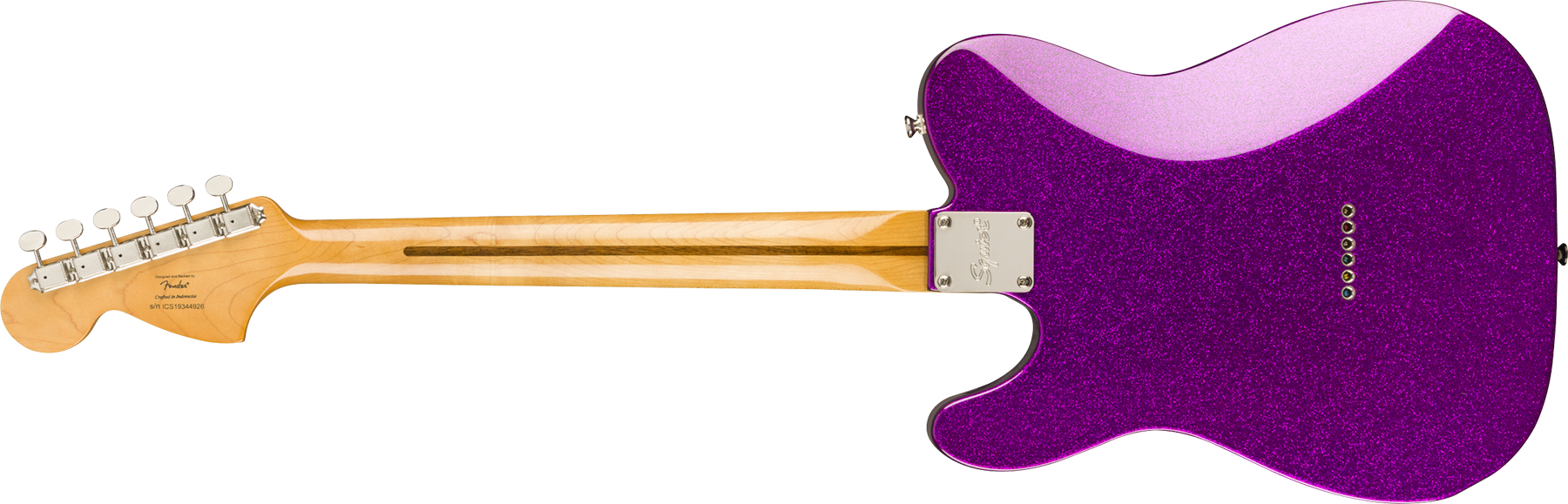 Squier Tele Deluxe Classic Vibe 70 Fsr Ltd 2020 Hh Htmn - Purple Sparkle - Televorm elektrische gitaar - Variation 1