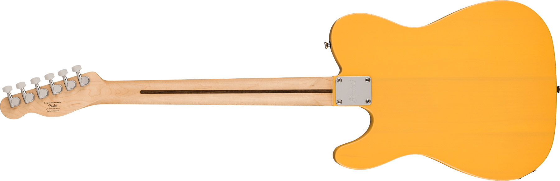 Squier Tele Sonic 2s Ht Mn - Butterscotch Blonde - Televorm elektrische gitaar - Variation 1