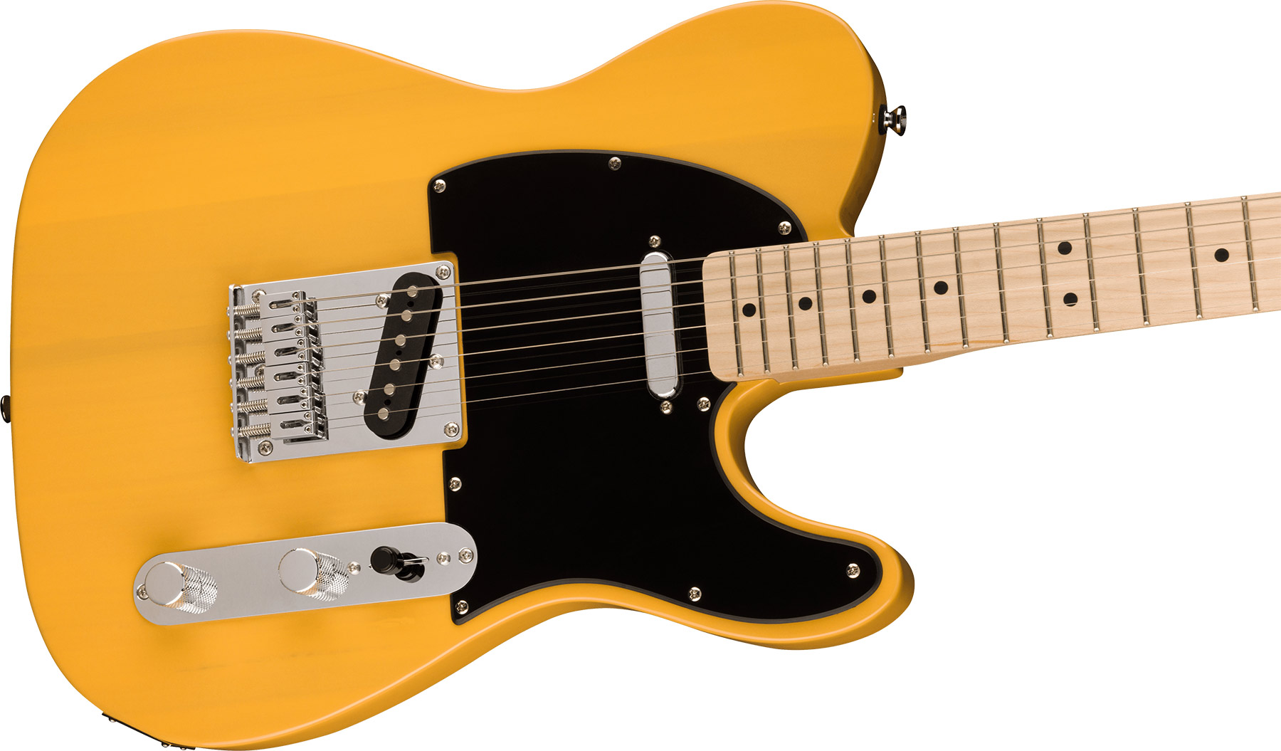 Squier Tele Sonic 2s Ht Mn - Butterscotch Blonde - Televorm elektrische gitaar - Variation 2