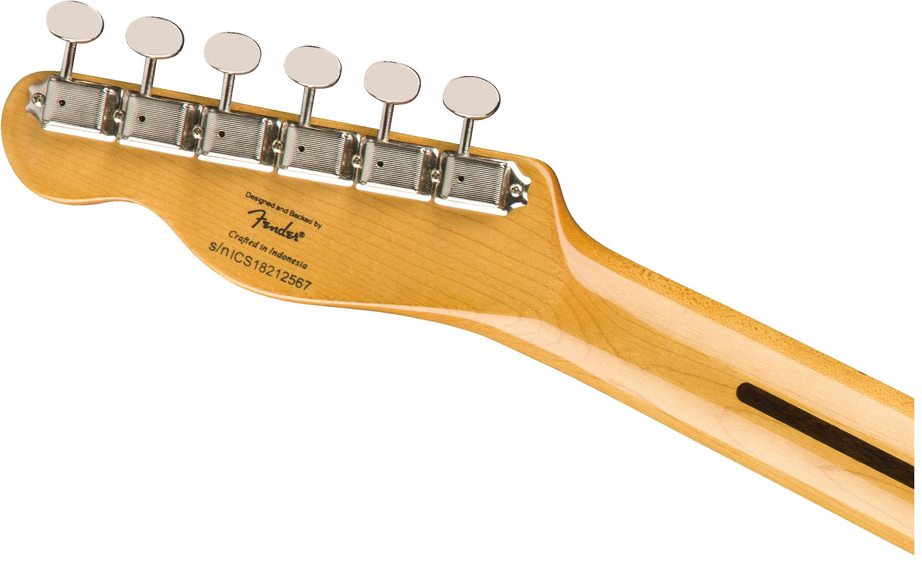 Squier Tele Thinline Classic Vibe 70s 2019 Hh Mn - Natural - Semi hollow elektriche gitaar - Variation 3