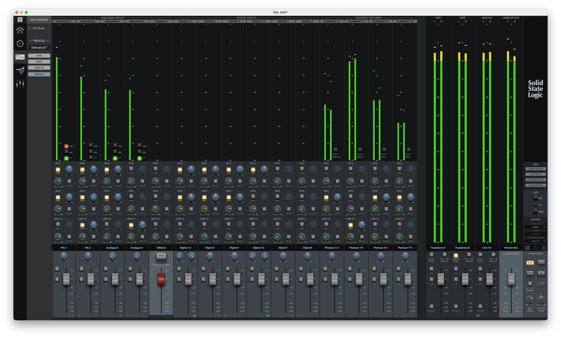 Ssl 12 - USB audio-interface - Variation 5