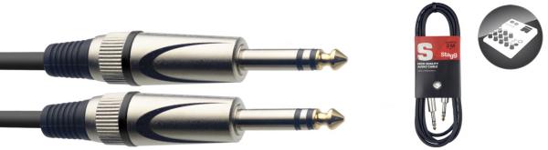 Kabel Stagg SAC6PS Deluxe jack/jack stereo - 6m