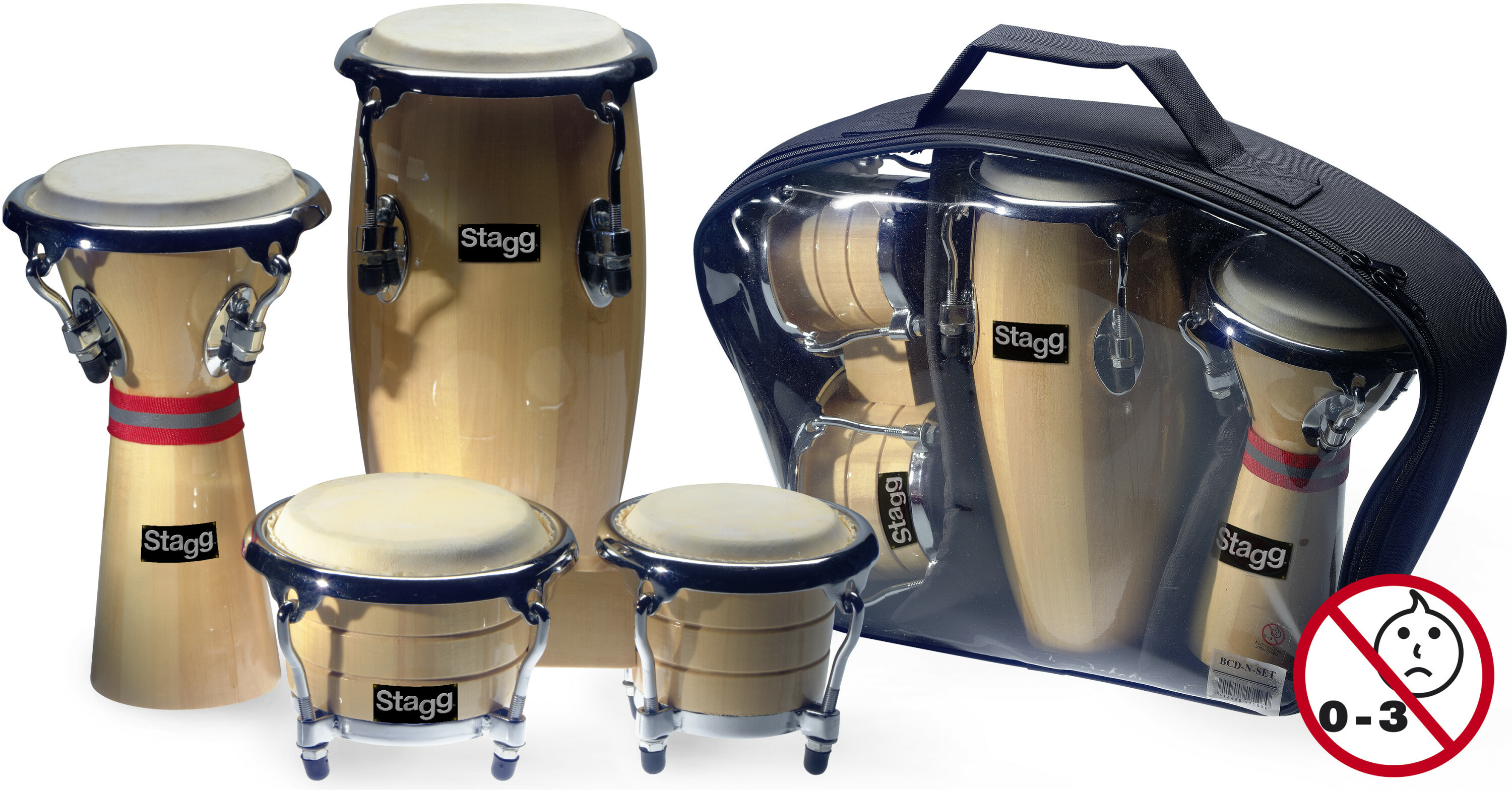 Stagg Bcd N Set - Percussie set voor kinderen - Main picture