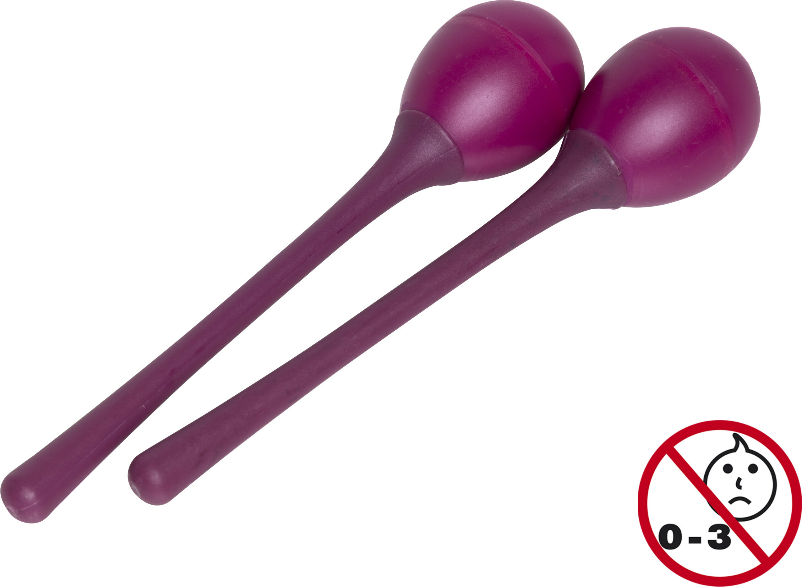 Stagg Egg-ma L/mg Paire De Maracas - Egg Maracas Long Magenta - Percussie te schudden - Main picture