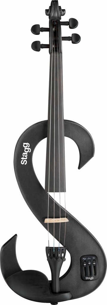 Stagg Evn 4/4 Mbk - Elektrische viool - Main picture
