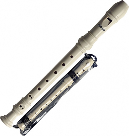 Stagg Flute A Bec Plastique Doigte Baroque - School blokfluit - Main picture