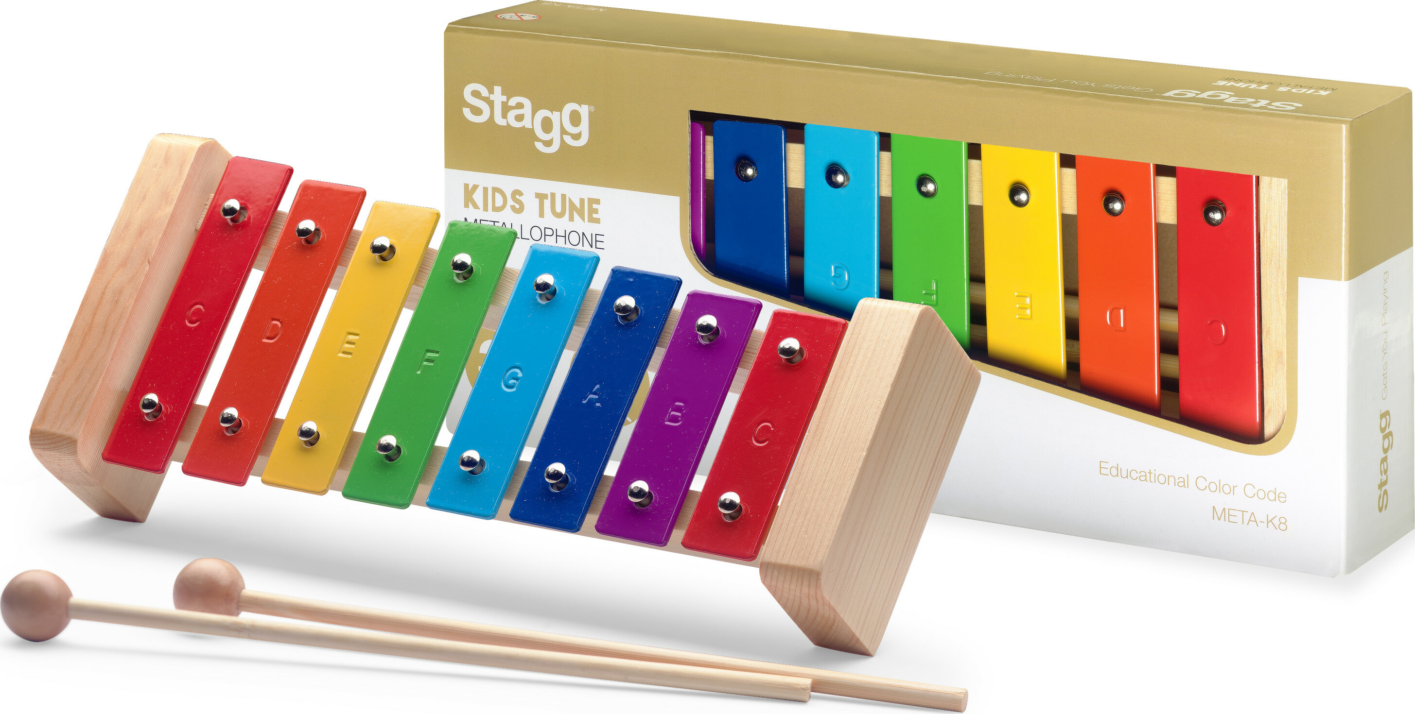 Stagg K8  Metallophone 8 Notes - Percussie te slaan - Main picture
