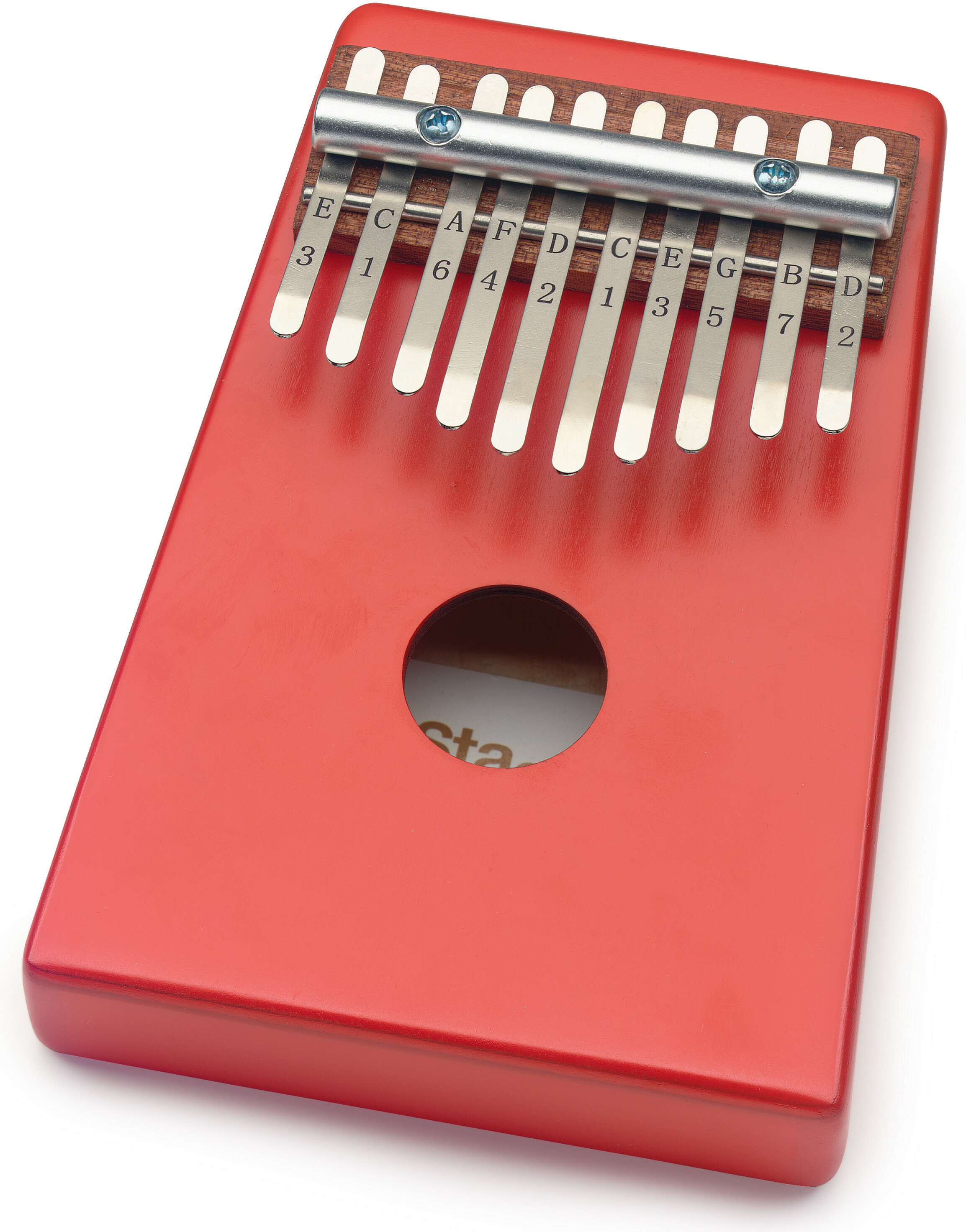 Stagg Kalimba Enfant 10 Notes Rouge - Percussie te slaan - Main picture