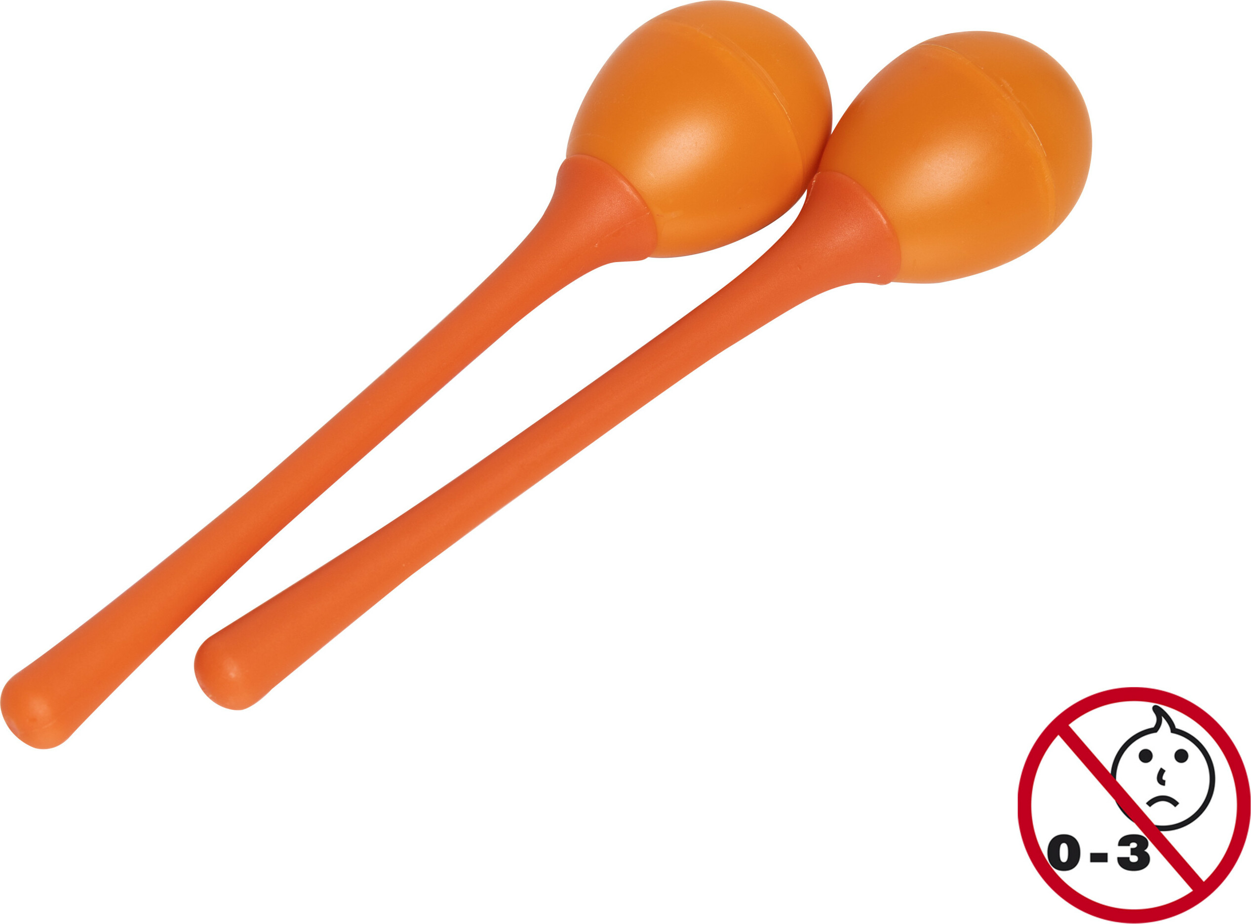 Stagg Oeufs  Maracas Orange Par Paire - Egg Maracas Long Orange - Percussie te schudden - Main picture