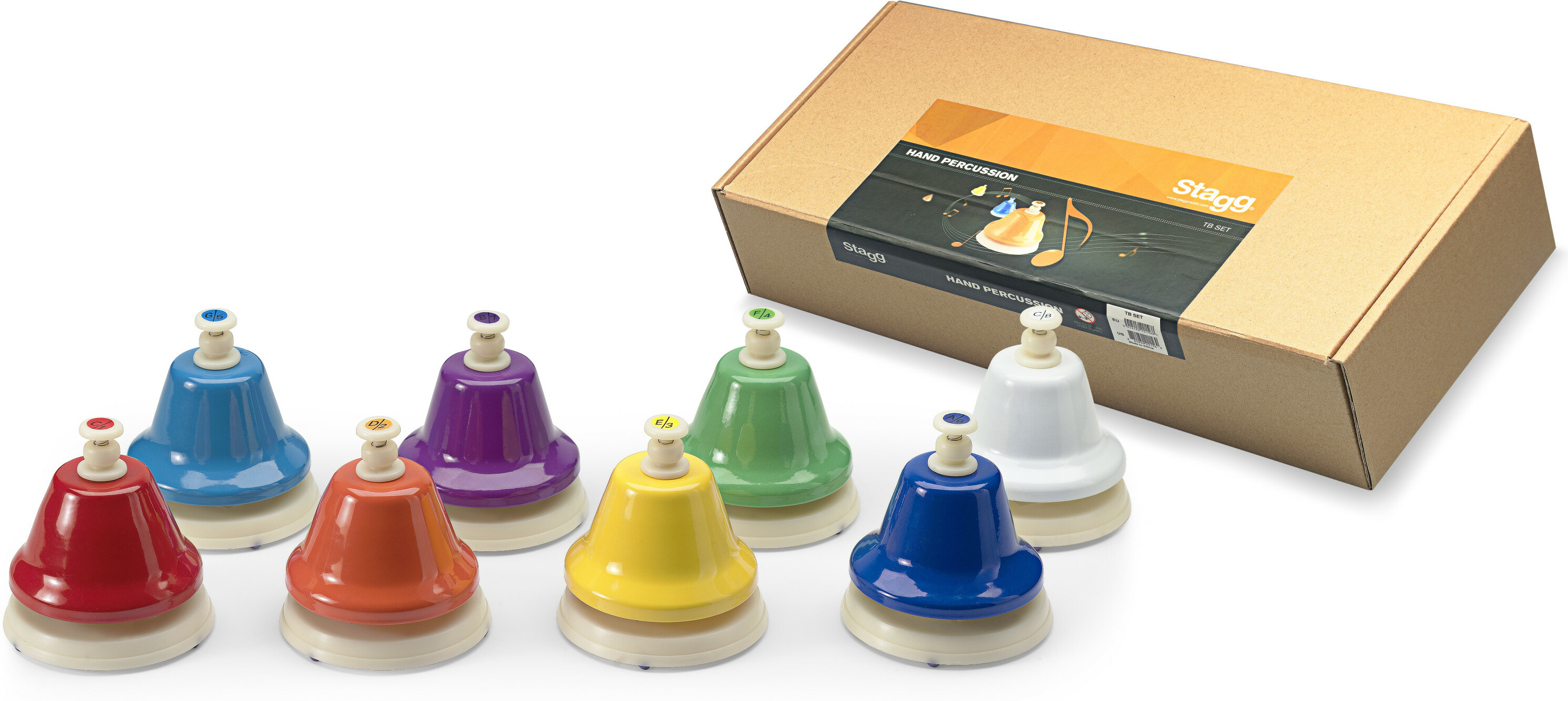 Stagg Tb Set Tick Bell Set 8 Notes - Percussie te slaan - Main picture