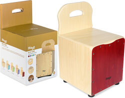 Percussie te slaan Stagg EasyGo Cajon enfant Rouge