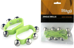 Percussie te schudden Stagg SWRB4 Jingle Bells - Green