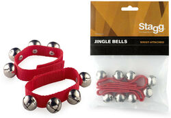 Percussie te schudden Stagg SWRB4 Jingle Bells - Red