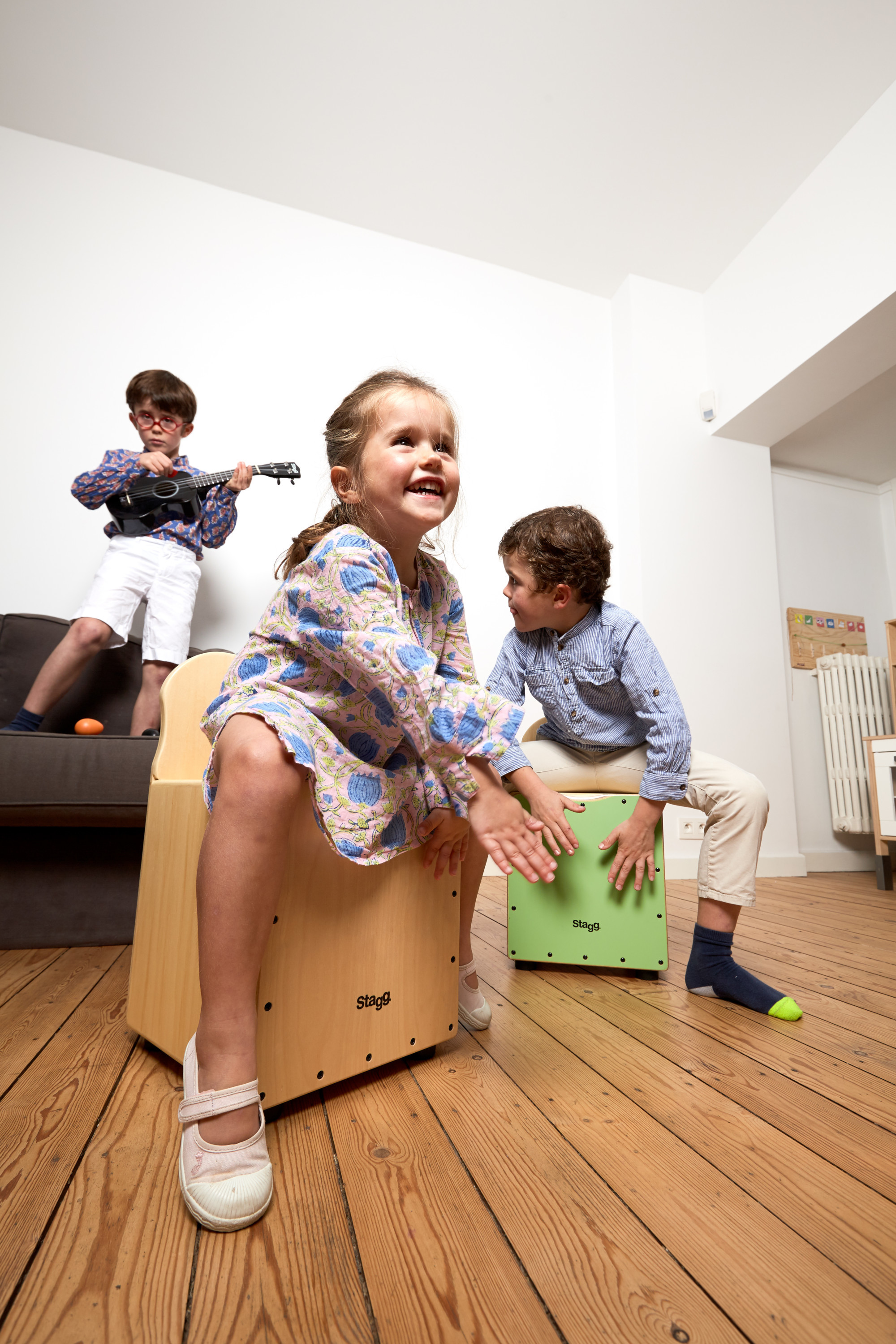 Stagg Easygo Cajon Enfant Bleu - Percussie te slaan - Variation 3