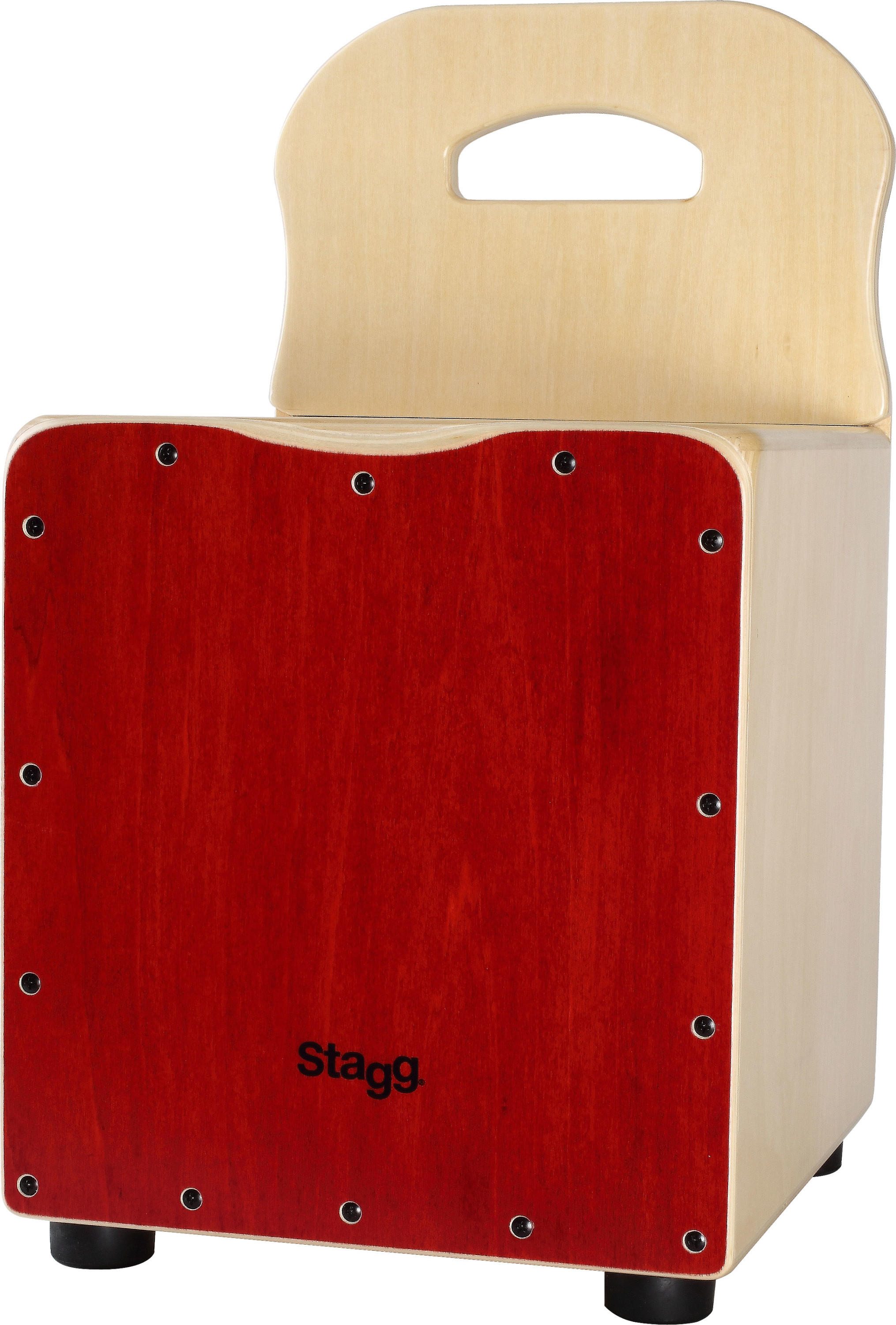 Stagg Easygo Cajon Enfant Rouge - Percussie te slaan - Variation 1