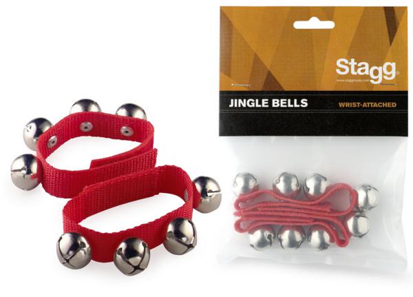 Percussie te schudden Stagg SWRB4 Jingle Bells - Red