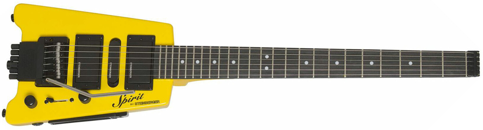 Steinberger Gt-pro Deluxe Outfit Hsh Trem Rw +housse - Hot Rod Yellow - Elektrische reisgitaar - Main picture