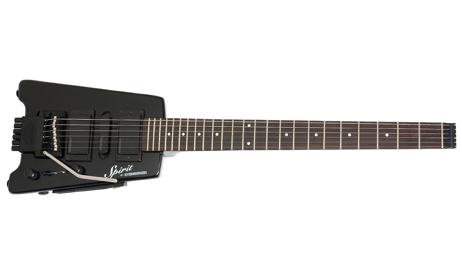 Steinberger Gt-pro Deluxe Outfit Hsh Trem Rw +housse - Black - Elektrische reisgitaar - Variation 1