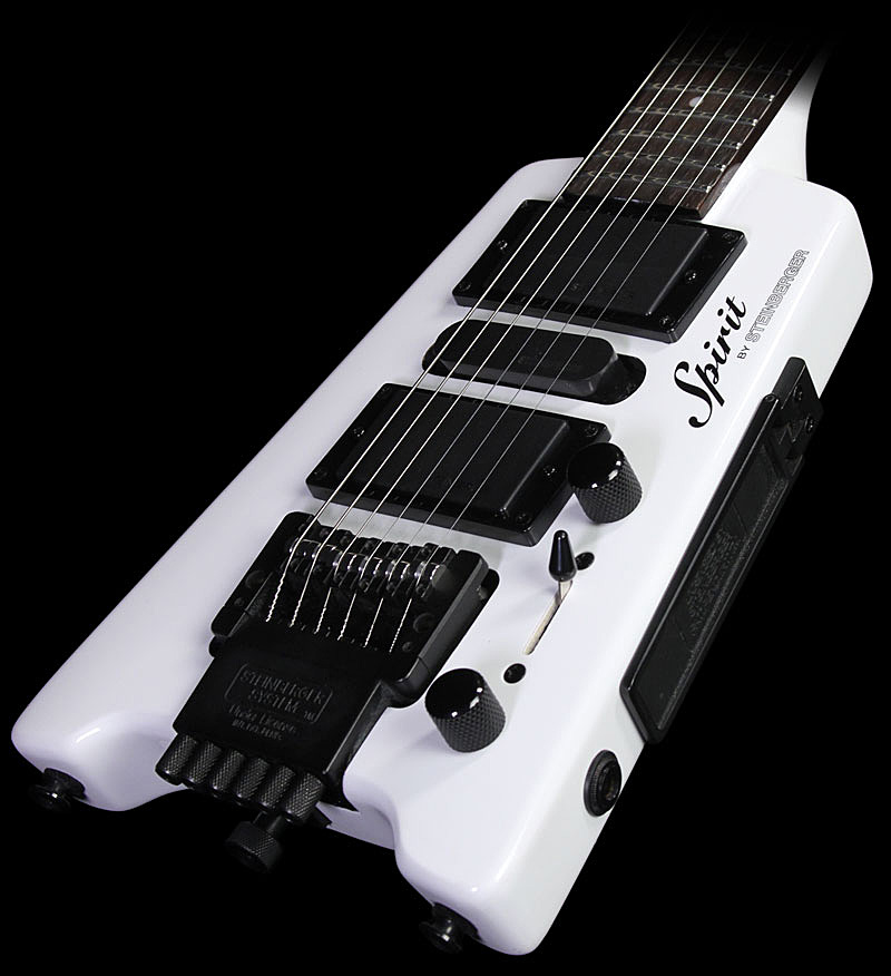 Steinberger Gt-pro Deluxe Outfit Hsh Trem Rw +housse - White - Elektrische reisgitaar - Variation 2