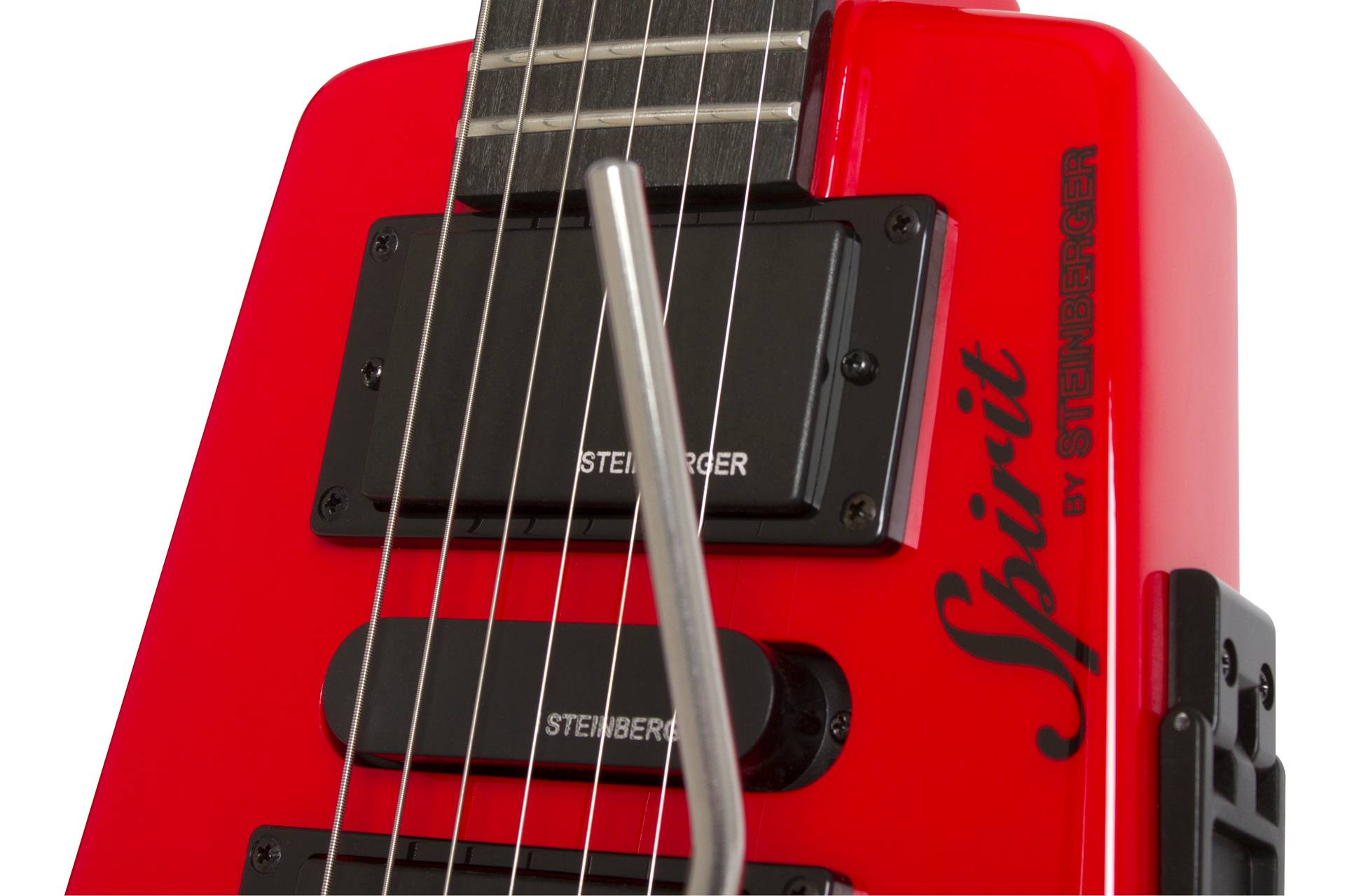 Steinberger Gt-pro Deluxe Outfit Hsh Trem Rw +housse - Hot Rod Red - Elektrische reisgitaar - Variation 1