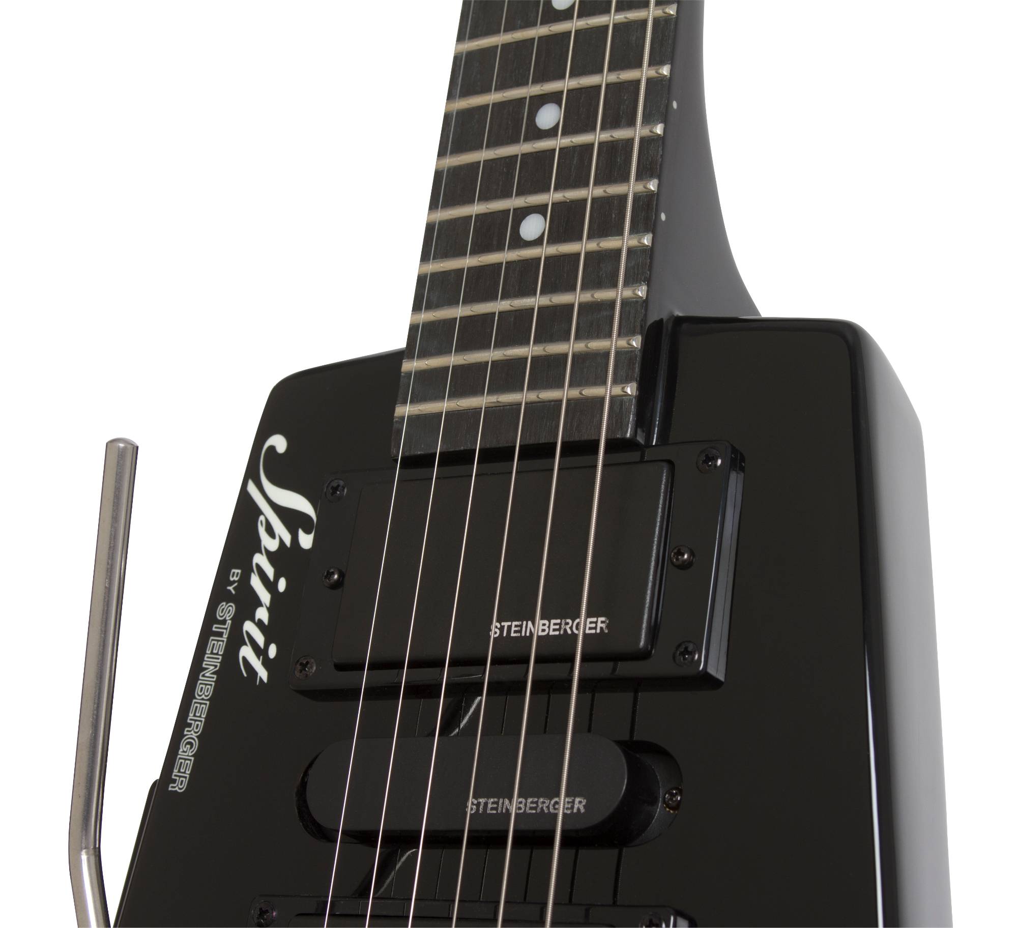 Steinberger Gt-pro Deluxe Outfit Lh Gaucher Hsh Trem Rw +housse - Black - Linkshandige elektrische gitaar - Variation 4