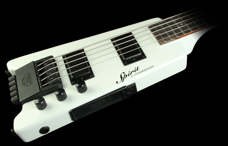 Steinberger Xt-25 Standard Bass Outfit 5c Rw +housse - White - Solid body elektrische bas - Variation 1