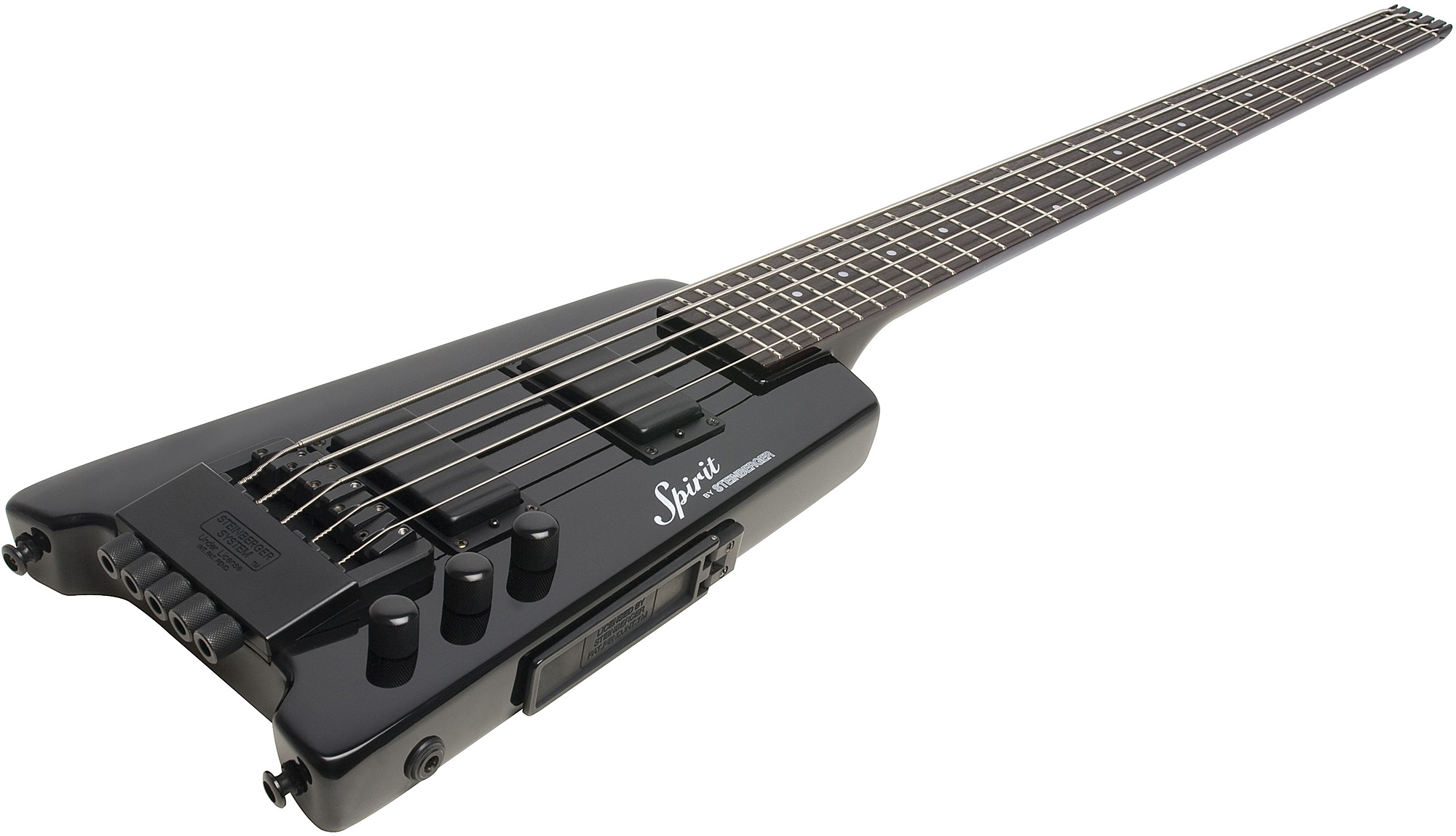 Steinberger Xt-25 Standard Bass Outfit 5c Rw +housse - Black - Elektrische reisbas - Variation 2