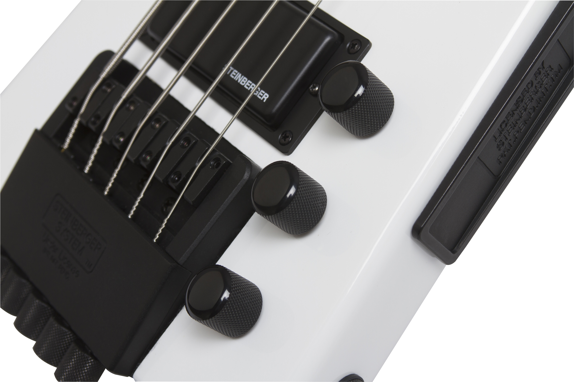 Steinberger Xt-25 Standard Bass Outfit 5c Rw +housse - White - Solid body elektrische bas - Variation 3