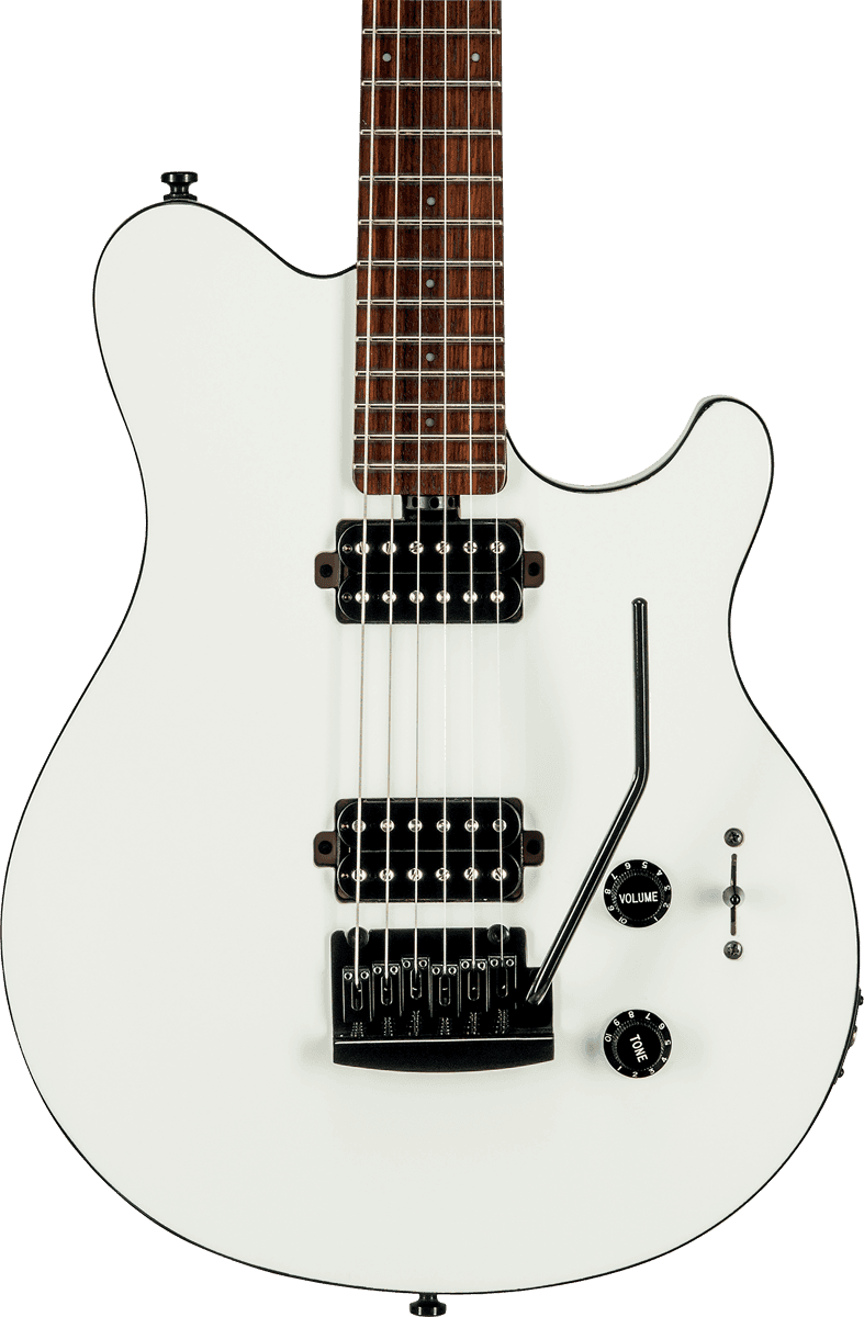 Sterling By Musicman Axis Ax3s Hh Trem Jat - White - Enkel gesneden elektrische gitaar - Variation 1