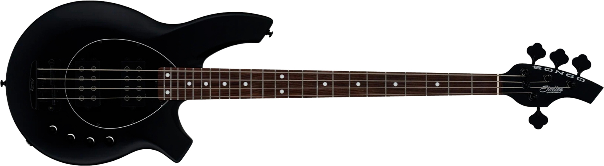Sterling By Musicman Bongo Active Rw - Stealth Black - Solid body elektrische bas - Main picture