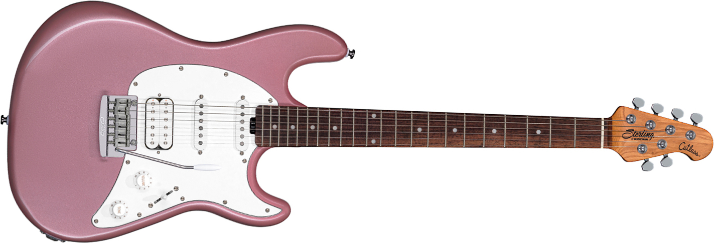 Sterling By Musicman Cutlass Ct50hss Trem Rw - Rose Gold - Elektrische gitaar in Str-vorm - Main picture