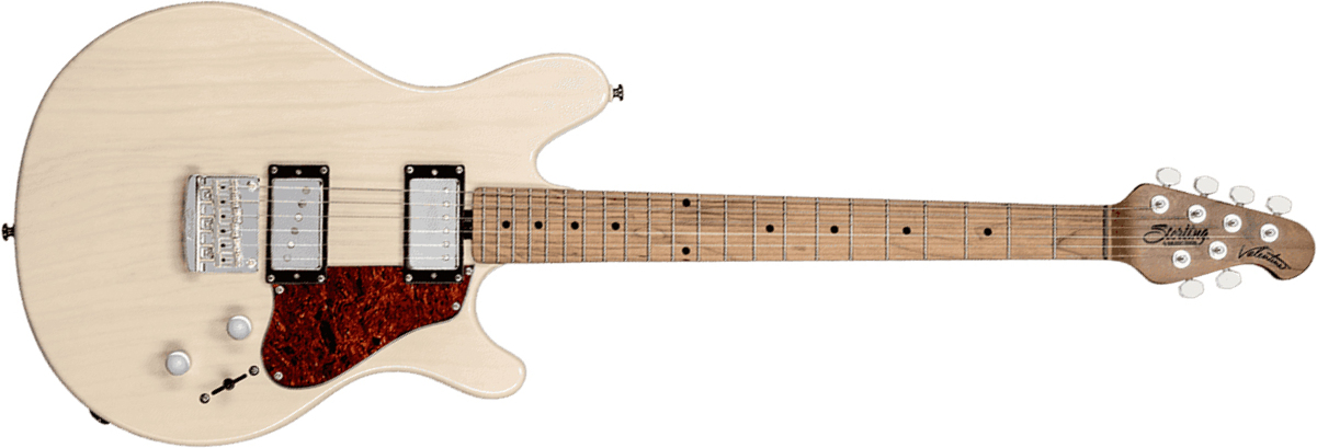 Sterling By Musicman James Valentine Jv60 Hs Ht Mn - Trans Buttermilk - Kenmerkende elektrische gitaar - Main picture